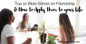 Top 10 Bible verses on Friendship