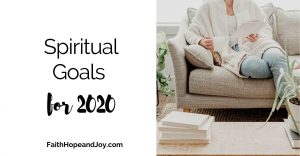 Spiritual goals for 2020