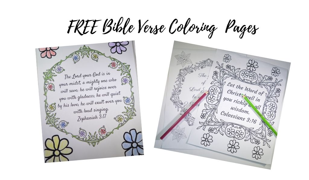 Bible Verse Coloring pages