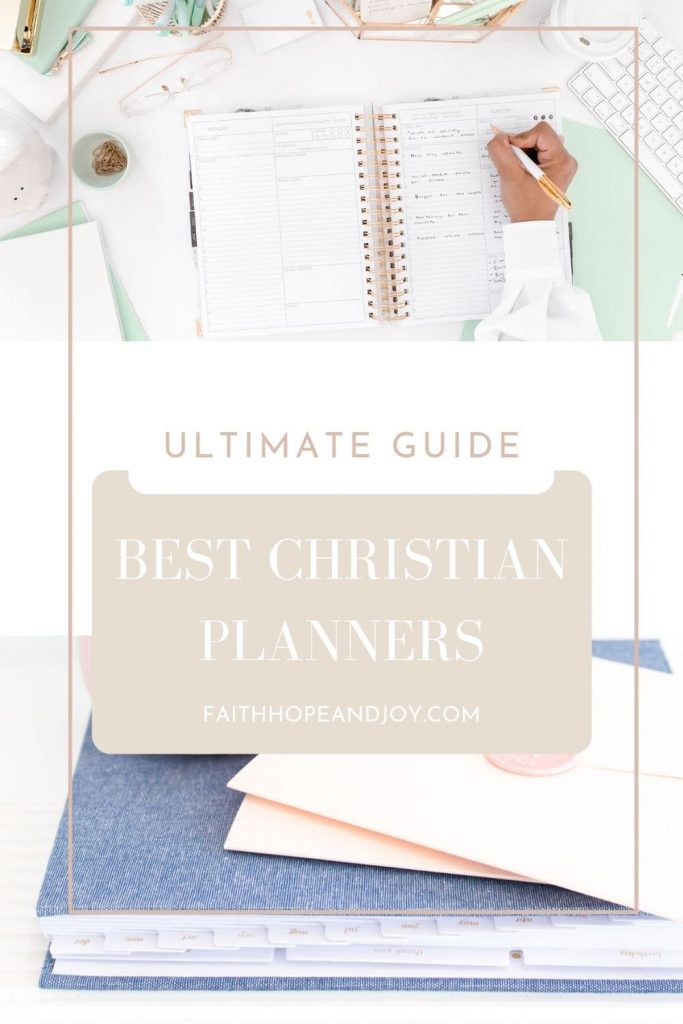 Best Christian Planners for women. Find beautifully designed faith planners that encourage Bible study, faith and prayer.