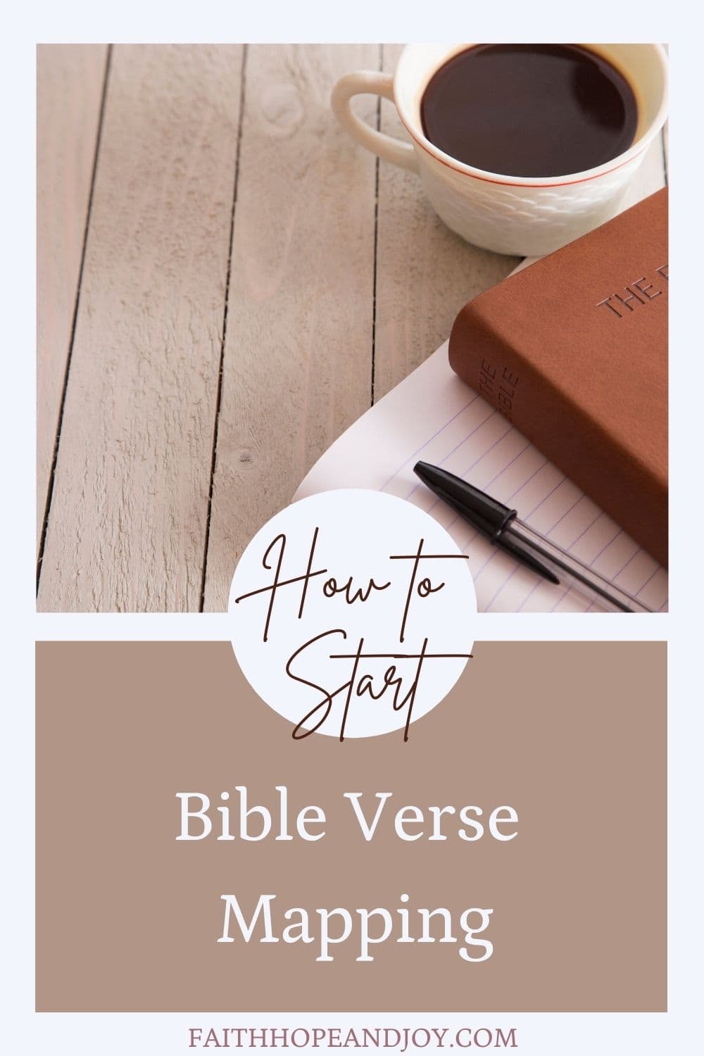 Get started verse mapping with this step by step guide to Bible study by verse. 