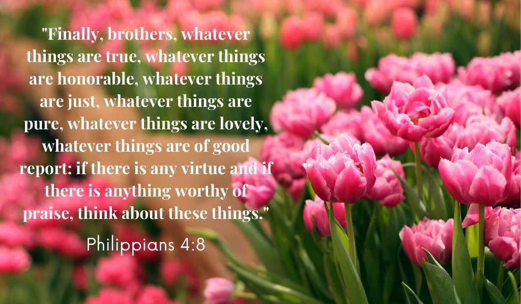 Philippians 4:8 Whatsoever Things Are Lovely... - Faith, Hope & Joy