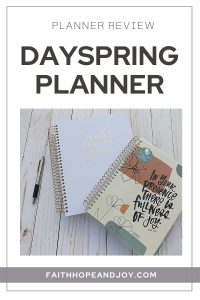 DaySpring Planner review 2022-2023