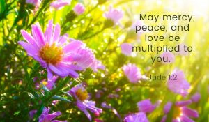 Jude 1:2 - Mercy, peace and love