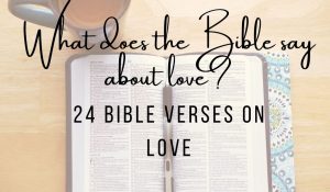24 Bible Verses on Love