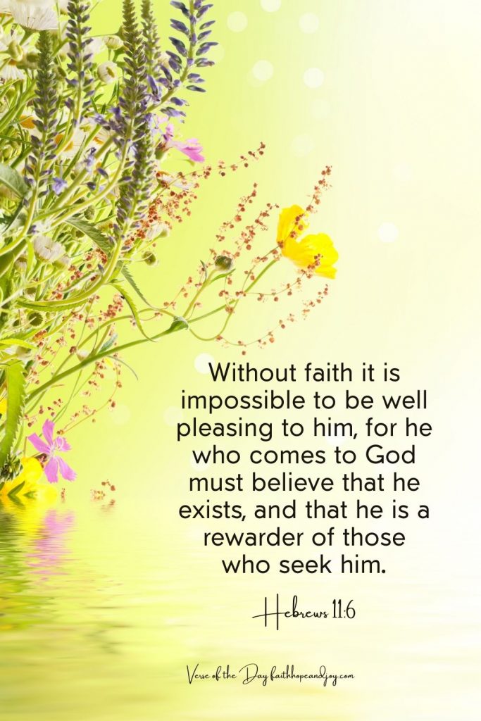 Hebrews 11:6 faith