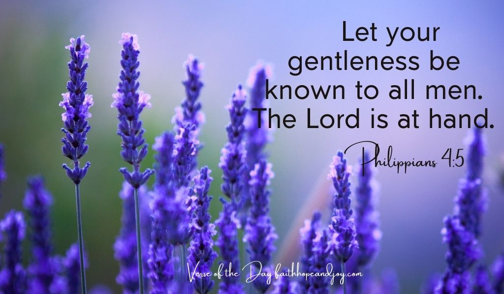 Philippians 4:5 Gentleness