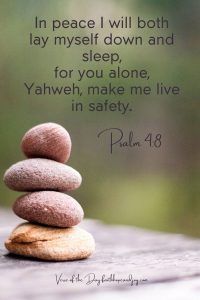 Psalm 4:8 Peaceful Sleep