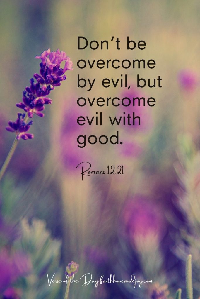 Romans 12:21 What is goodness?