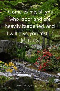 Matthew 11:28 an invitation to rest