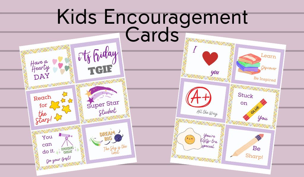 Encouragement cards