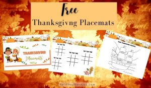 Thanksgiving placemat printable